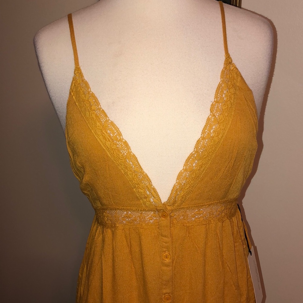 🔵Lace Summer Maxi dress with adjustable straps - Picture 3 of 4